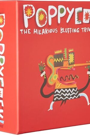 The Poppycock - The Hilarious Bluffing Trivia Quiz, Clarendon Games, Anti-Genius Family Party Game Ages 10+, 2+ Players