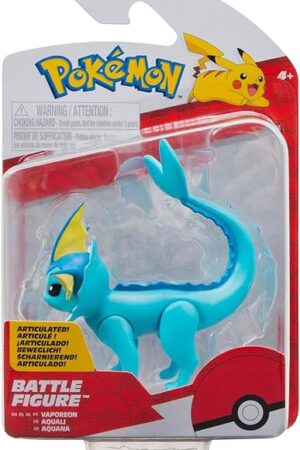 The Pokémon PKW3578 - Battle Figure Pack - Aquana Official Detailed Figure, 7.5 cm