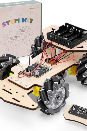 The RC Robot Car Kit for Kids Ages 8-12 12-16, STEM Science Kits, STEM Projects, Gifts for 8 9 10 11 12 13 14 15 16 Year Old Boys Girls Teens, Cool Engineering Building Toys