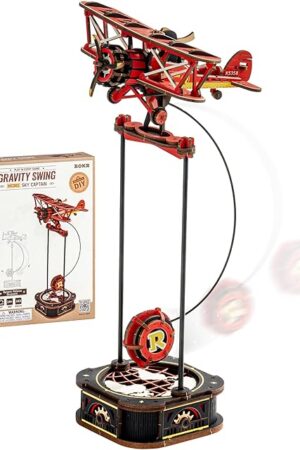 The ROKR 3D Wooden Puzzles for Adults,Gravity Swing Model kit, 163Piece 3D Puzzles for Adults