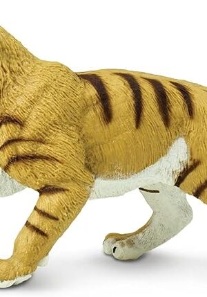 The Safari Ltd. Smilodon Figurine - 4" Sabre-Toothed Tiger Figure - Educational Toy for Boys, Girls, and Kids Ages 3+