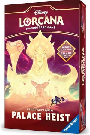 The Ravensburger Disney Lorcana TCG: Illumineer’s Quest – Palace Heist | Cooperative Adventure Against Jafar | Solo or Team Play| Includes Exclusive Cards & Playmat | Ages 8+