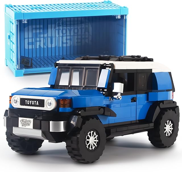 The HI-REEKE Toyota Car Building Block Set, Speed Champion FJ40 Off Road for Teen