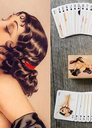 The Pinup Girls Playing Cards (Poker Deck 54 Cards All Different) Vintage Retro Classic Pin Up Girls by Alberto Vargas