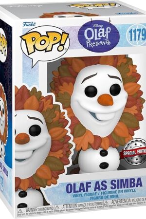 The POP Disney!: Olaf Presents - Olaf as Simba, Amazon Exclusive, Multicolor, (61823)