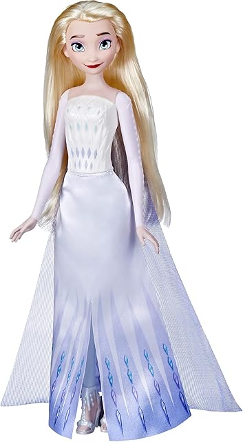 The Disney Frozen 2 Queen Elsa Shimmer Fashion Doll, Removable Clothes and Accessories, Long Blonde Hair, Toy for Kids 3 Years Old and Up