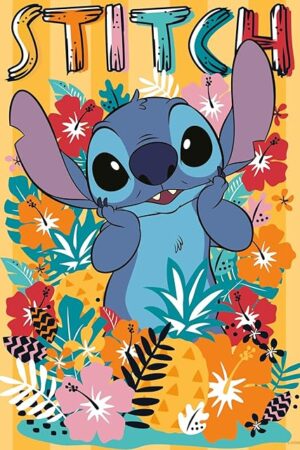The Ravensburger - Disney Stitch - 300 Piece Jigsaw Puzzle - Assemble Mischievous Stitch for hours of Fun - Beautiful Hawaiian Scene - Premium Quality - Ideal Gift for Screen-Free Fun - Puzzles for Adults