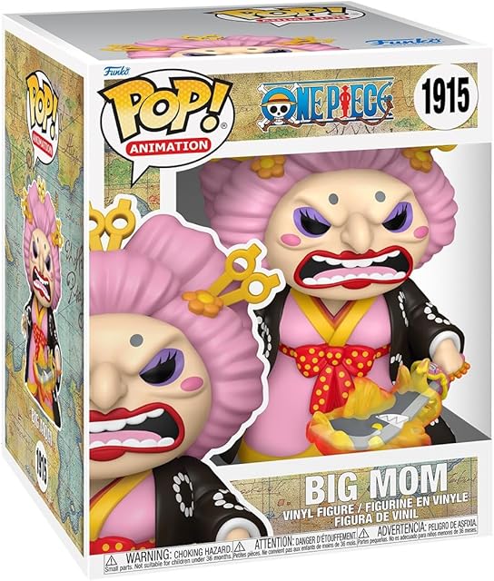 The Funko Pop Super: One Piece - Big Mom - (Kimono) - 1/6 Odds for Rare Chase Variant - Collectable Vinyl Figure - Gift Idea - Official Merchandise - Toys for Kids & Adults - Anime Fans