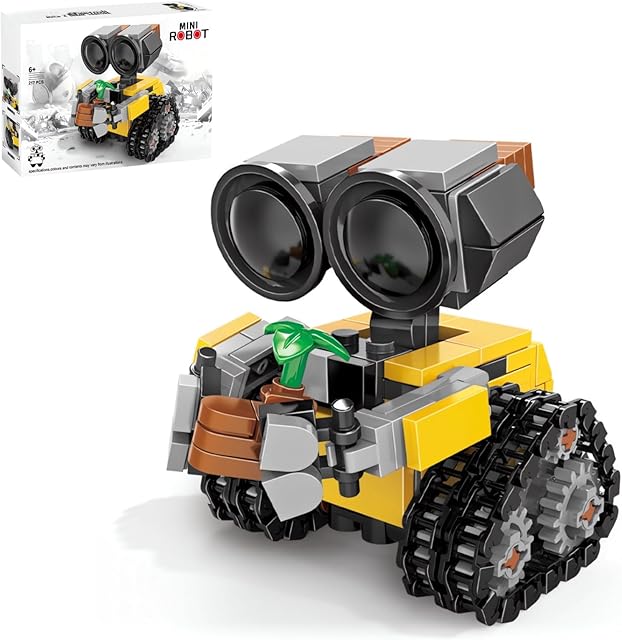 The Robot Building Toy Sets for Kids, Technic Wall Engineer Robot Mech Building Kit, 217 Pieces STEM Projects Educational Christmas Birthday Gifts Boys Girls Age 6 7 8-12+