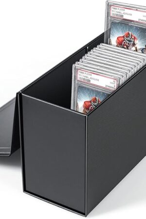 The PSA Graded Card Storage Box, PSA Graded Card Storage Holder Container Slabs Box - 1 Pack