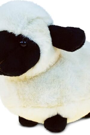 The Puzzled DolliBu Valais Blacknose Sheep Super Soft Stuffed Animal, Cute Realistic Stuffed Animals for Girls. Boys and Adults Animal Gifts, Kids Nursery Décor for Newborn - 8.5 Inch