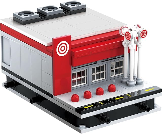 The Department Store Street View Building Toy, Architecture Building Blocks Kit with Quick-Detached Structure, Landmark Model for Home Decor, City Construction Toy for Adults and Kids -195 PCS