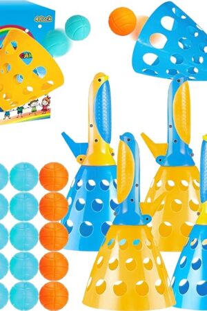 The Pop-Pass-Catch Ball Game Outdoor Toys for Kids Games, Pool Beach Toys for Toddler Boys, Indoor Outdoor Games for Kids Ages 3-5-7 4-8-12 Year Old Boys Girls Teens Adults Family & Friends Yard Party Fun