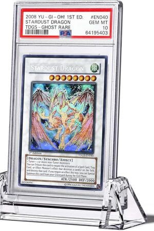 The PSA-BGS-CGC Acrylic Stand Clear / Color for Graded Card Display / Slab Holder (PSA, Clear)