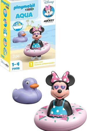 The PLAYMOBIL 1.2.3 & Disney 71416 Minnie's Beach Trip from 12 Months