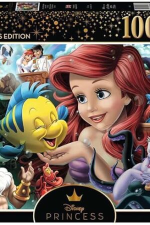 The Ravensburger Disney Princess Heroines No.3 The Little Mermaid - 1000 Piece Jigsaw Puzzle | FSC Certified | Ideal for Kids & Adults Aged 12, Glare-Free Design