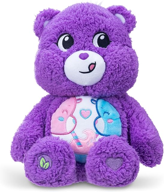 The Care Bears 14" Cozy Share Bear - Medium Size Plush - Soft, Huggable Plushie, Stuffed Animal for Girls and Boys, Ages 4+
