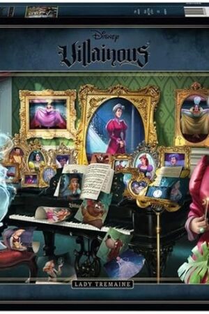 The Ravensburger Disney Villainous: Lady Tremaine Puzzle - 1000-Piece Jigsaw Challenge for Adults | Unique Softclick Technology | Vibrant, Glare-Free Pieces | Ideal Gift for Puzzle Enthusiasts