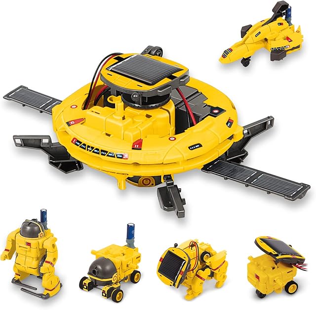The AESGOGO STEM Projects for Kids Age 8-12, Science Kits for Boys, Solar Robot Space Toy Building Kits, Christmas Birthday Gifts for 8 9 10 11 12-14 Year Old Boys Girls Teens.