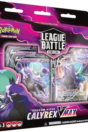 The Pokemon Cards: Shadow Rider Calyrex VMAX League Battle Deck