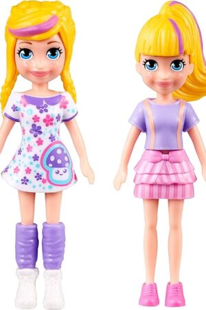 The Polly Pocket Doll With Trendy Outfit 2018 Edition Measures Approx. 3.5" Tall (1 Doll)
