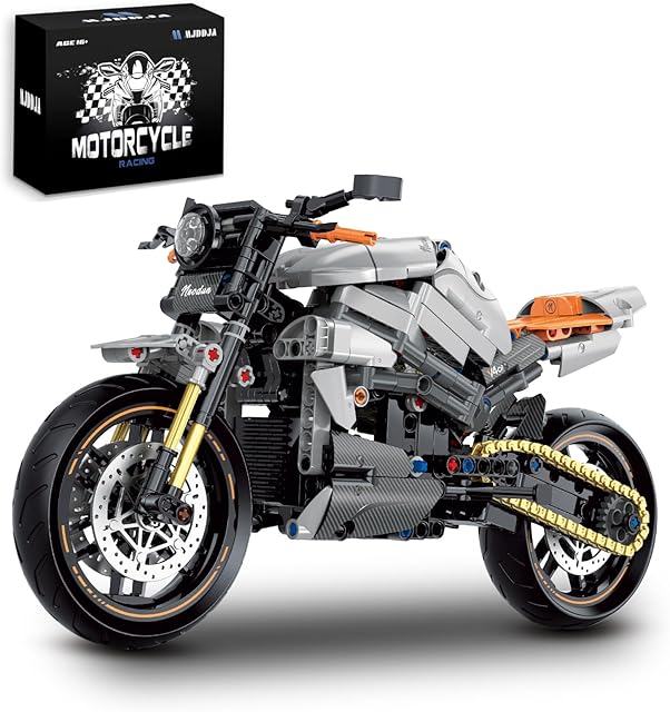 The 1:8 Motorcycle Building Set for Adults, Building Blocks for Adults, Collectible Toy for 14 15 16+ Years Old Boys, Teenage Boys Gifts on Birthday(579PCS)