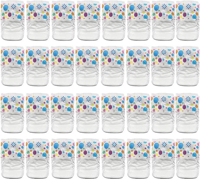 The Pail Buddies Baby Doll Diapers Refill Value Pack for Baby Alive Dolls, 32 Diapers