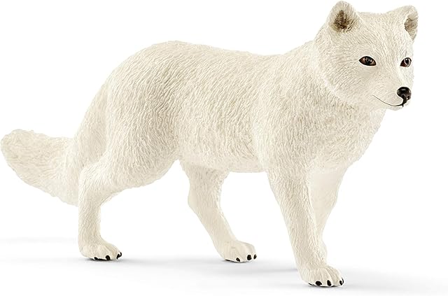 The Schleich Wild Life, Animal Figurine, Animal Toys for Boys and Girls 3-8 Years Old, Arctic Fox