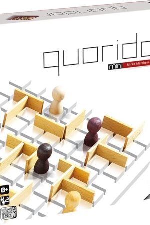 The Quoridor Mini | Travel-Friendly Strategy Game for Families and Adults | Ages 8+ | 2 Players | 15 Minutes