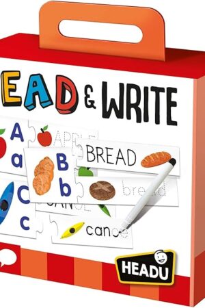The Read & Write – Preschool Learning Activities Ages 3-6, Educational Toys for 3 4 5 6 Year Old Boys Girls, Reusable Letter Tracing for Kids, Learn to Write, Kids Writing Practice, Teaching Games
