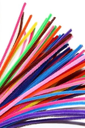 The Pipe Cleaners for Craft 50/100 Pcs Pipe Cleaners 27 Colors Chenille Pipe Kid DIY Creative Craft Project Educational Handmade Plush Strips Wed Decor Chenille Stems(Mixed,50Pcs)