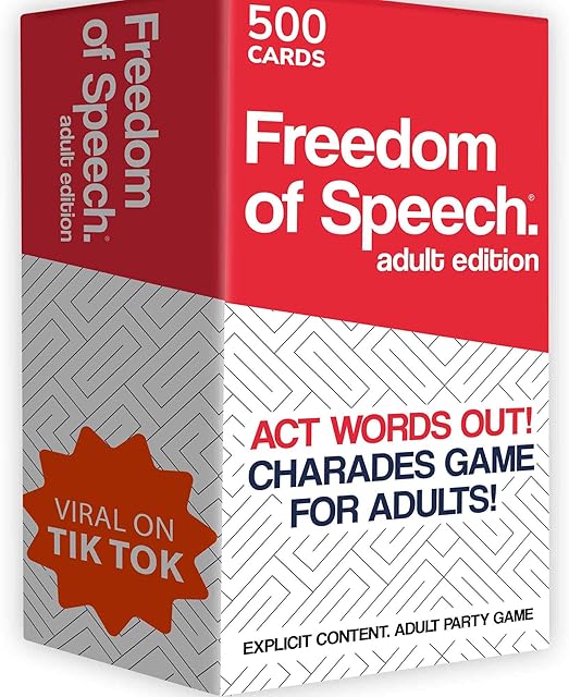 The QUOKKA Freedom of Speech Card Board Game - Adult Edition - Fast-Paced | Guess The Word | Easy to Play - Party Game for Game Night