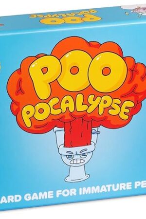 The Poo Pocalypse - The Hilarious Card Game for Immature People - Easy and Strategic Family-Friendly Party Game for Adults, Teens & Kids - 2-4 Players