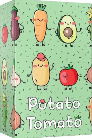 The Potato Tomato • Quick Card Game for Children and Adults • Travel Game • Board Game for Families • Ages 6+ • 2-4 Players • 30 Minutes