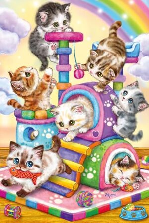 The Ravensburger Playful Purr Babies - 35 Piece Jigsaw Puzzle for Kids | Adorable Animal Theme | Encourages Learning Through Play | Eco-Friendly Materials
