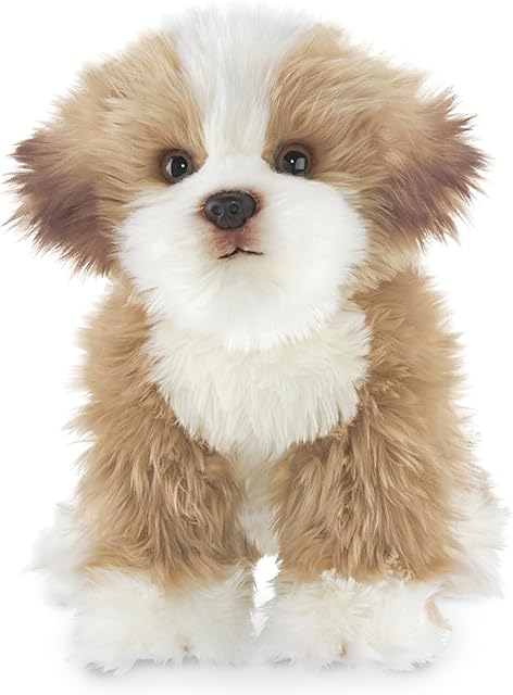 The Bearington Dog Stuffed Animal Realistic Dog Plush Maltipoo Murphy Cute Plushies for Kids Boys & Girls - 13"