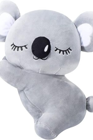 The Queekay 13.8 Inch Cute Koala Stuffed Animal Creative Koala Gifts Animal Plush Pillow Stuffed Toy for Clever Boy's and Girl's Room Decor