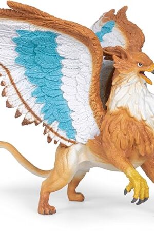 The RECUR Griffin Hieracosphinx Figurine Collectible Action Figure Toys Office Table Decorations Statue - 7 Inches Long - Holiday Birthday for Men Women Boys Kids