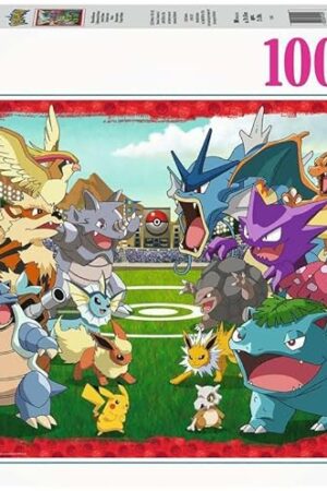 The Ravensburger 1000 Piece Pokemon Jigsaw Puzzles for Adults and Kids Age 12 Years Up - Showdown, Black
