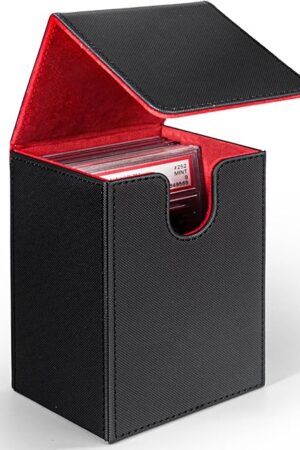 The PSA Graded Card Case, PU Leather Graded Card Organizer Box, BGS Graded Card Storage Case