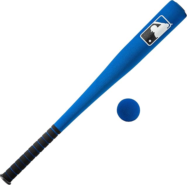 The Franklin Sports MLB Kids Foam Baseball Bat + Ball Sets - Indoor + Outdoor Soft Foam Baseball Bats for Kids + Toddlers - Regular + Jumbo Barrels - 24" or 27" Length