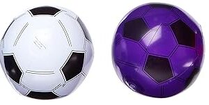 The Rhode Island Novelty 12 Inflatable Soccer Balls - Soccer Ball Inflates - 16'' Assorted Colors