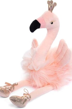 The Plush Ballerina Flamingo Stuffed Animal for Girls Kids Birthday Gifts and Decor