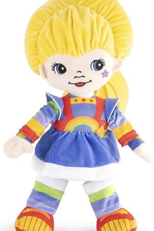 The Rainbow Brite Plush Pillow Buddy - Super Soft Stuffed Character Pillow, Polyester Microfiber, 17 Inches