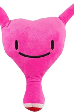 The Plush Uterus - Ivy The Uterus - Stuffed Toy, 12-Inch After Surgery Pal, Hysterectomy, Endometriosis, Fallopian Tubes, Ovaries