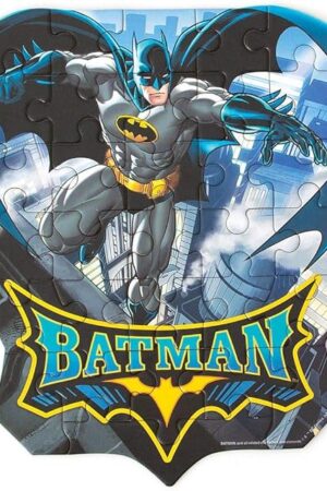 The Playhouse DC Comics Batman 31-Piece Die-Cut Shaped Mini Puzzle for Kids