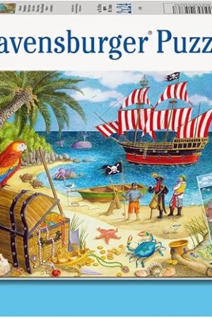 The Ravensburger Pirates and Mermaids 2 x 24 Piece Jigsaw Puzzle Set for Kids - 05676 - Every Piece is Unique, Pieces Fit Together Perfectly