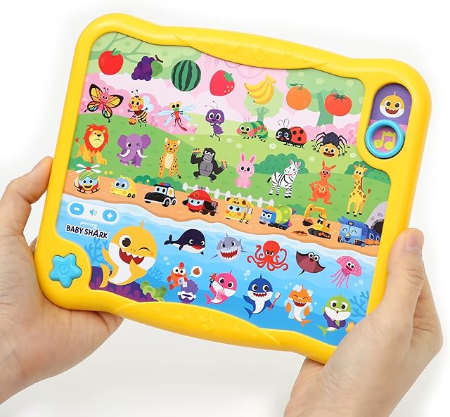 The Pinkfong Baby Shark Sing & Learn Sound Toys: Smartphone, Sound Pad, and Learning Flash Card Bus (Baby Shark Sing & Learn Pad)
