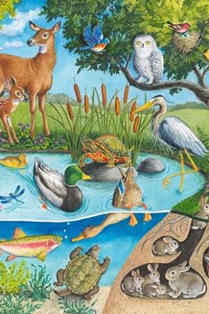 The Ravensburger Animals Above and Below - 60 Piece Jigsaw Puzzle for Kids | Explore Nature’s Layers | Promotes Problem Solving Skills | FSC-Certified Materials
