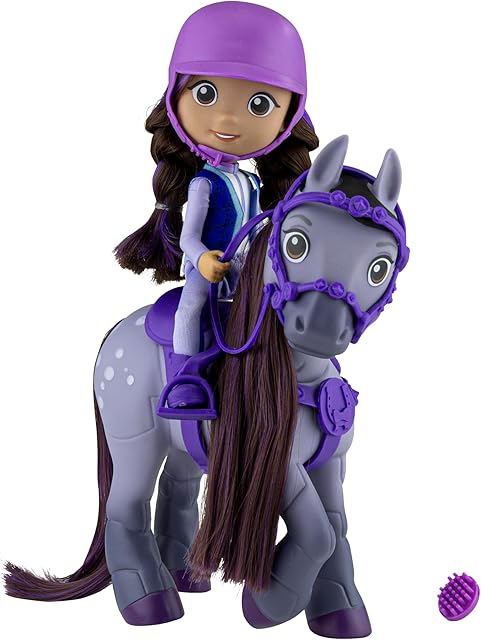 The Breyer Piper's Pony Tales Doll and Pony Set, Paloma + Rayna, 6-Inch Posable Rider and 7-Inch Horse for Creative Play, Toy for Boys & Girls 3+